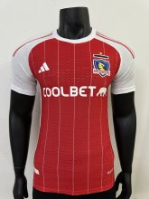 24/25 Colo-Colo Third Red Player 1:1 Quality Soccer Jersey