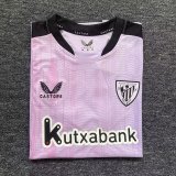 24/25  Athletic  Bilbao Training Clothes Pink Fans 1:1 Quality Soccer Jersey