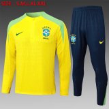 24/25 Brazil Training Yellow 1:1 Quality Training Jersey
