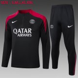 24/25 Paris Black 1:1 Quality Training Jersey