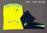 24/25 Brazil Training Yellow 1:1 Quality Training Jersey