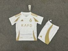 24/25  Al-Nassr FC Third Kids Kits 1:1 Quality Soccer Jersey