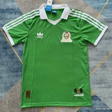 1986 Mexico Clasic Home  Green Fans Retro 1:1 Quality Soccer Jersey