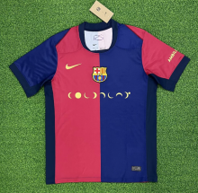 24/25 Barcelona Coldplay Band Fans 1:1 Quality Soccer Jersey（月亮广告）