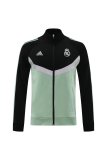 24/25  Real Madrid Black Green Training Tracksuit 1:1 Quality Training Jersey