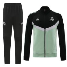 24/25  Real Madrid Black Green Training Tracksuit 1:1 Quality Training Jersey
