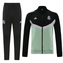 24/25  Real Madrid Black Green Training Tracksuit 1:1 Quality Training Jersey