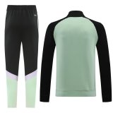 24/25  Real Madrid Black Green Training Tracksuit 1:1 Quality Training Jersey