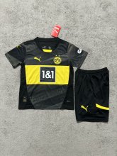 24/25 Dortmund  Away  Kids Kits  1:1 Quality Soccer Jersey