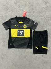 24/25 Dortmund  Away  Kids Kits  1:1 Quality Soccer Jersey