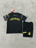 24/25 Dortmund  Away  Kids Kits  1:1 Quality Soccer Jersey