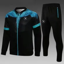 24/25 Napoli Training  Black Zipper1:1 Quality Training Jersey