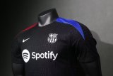 24/25 Barcelona Training Clothes Black PLayer 1:1 Quality Soccer Jersey