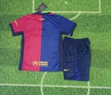 24/25 Barcelona Coldplay Band  Kids Kits 1:1 Soccer Jersey（月亮广告）