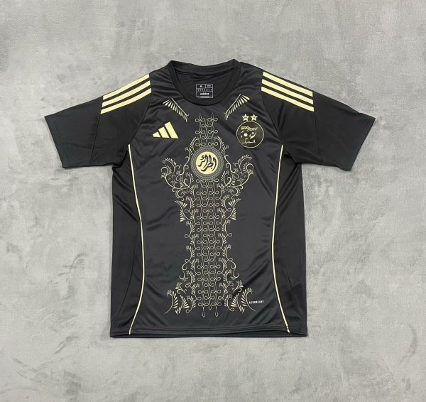 24/25 Algeria Black Training Clothes Fans 1:1 Quality Soccer Jersey