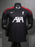 24/25 Liverpool Training Clothes Black Player 1:1 Quality Soccer Jersey