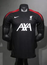 24/25 Liverpool Training Clothes Black Player 1:1 Quality Soccer Jersey