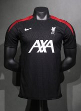 24/25 Liverpool Training Clothes Black Player 1:1 Quality Soccer Jersey