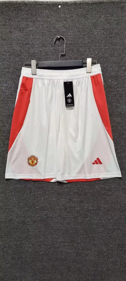 24/25 Manchester United  Home White 1:1 Quality Shorts