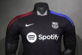 24/25 Barcelona Training Clothes Black PLayer 1:1 Quality Soccer Jersey