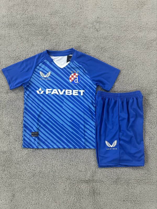 24/25 Dinamo Zagreb  Kids  1:1 Quality Soccer Jersey