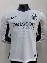 24/25 Inter Milan  Away Long sleeve Player1:1 Quality Soccer Jersey