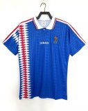 1994 France Home Fans  Retro 1:1 Quality Soccer Jersey