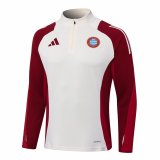 24/25 Bayern Munich Training White Red 1:1 Quality Training Jersey