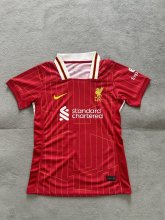 24/25 Liverpool Home Woman's  Fans 1:1 Quality Soccer Jersey