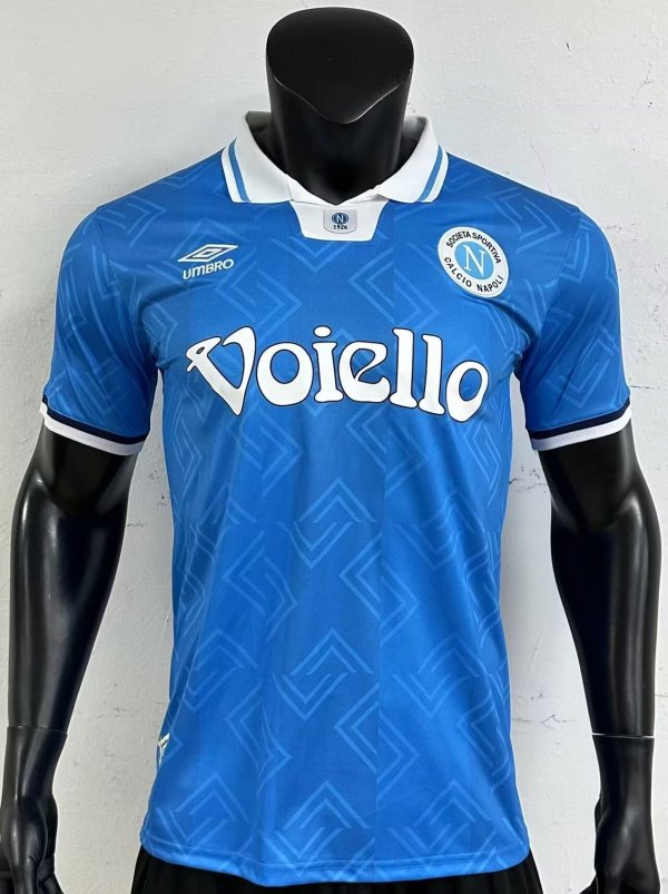 1993/1994 Napoli Home  Blue Retro 1:1 Quality Soccer Jersey