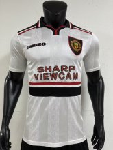 1998/1999 Manchester United Away Player 1:1 Quality Retro Soccer Jersey