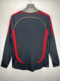 2006/2007 AC Milan Third Black Long Sleeve 1:1 Quality Retro Soccer Jersey