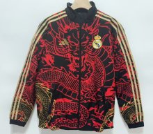 24/25 Real Madrid Double Sided  Red Dragon  Windbreaker
