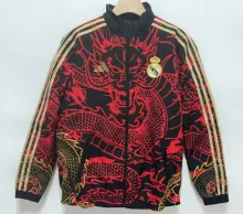 24/25 Real Madrid Double Sided  Red Dragon  Windbreaker