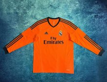 2013/2014 Real Madrid Third Long Sleeve 1:1 Quality Retro Soccer Jersey