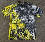 24/25  Real  Madrid Black Gold Lion Head Fans 1:1 Quality Soccer Jersey