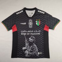 24/25  Palestine  Head Away Black  Fans 1:1 Quality Soccer Jersey