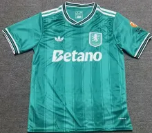 24/25 Aston Villa  Green Fans  1:1 Quality Soccer Jersey
