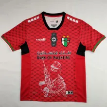 24/25  Palestine  Head Red Fans 1:1 Quality Soccer Jersey