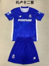 24/25  Deportivo Toluca FC Third  Kids Kits 1:1 Quality Soccer Jersey