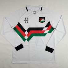 24/25 Palestine White Fans Long sleeve 1:1 Quality Soccer Jersey