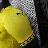 24/25 Ghana  Away Yellow Player 1:1 Quality Soccer Jersey