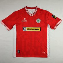 24/25 Cliftonville Home  Red  Fans 1:1 Quality Soccer Jersey
