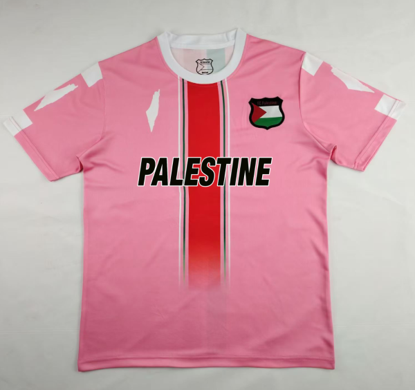 24/25  Palestine  Special Edition Pink  Fans 1:1 Quality Soccer Jersey