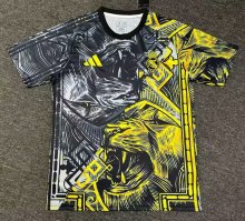 24/25  Real  Madrid Black Gold Lion Head Fans 1:1 Quality Soccer Jersey