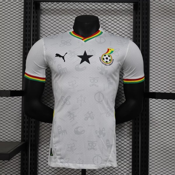 24/25 Ghana Home White Player 1:1 Quality Soccer Jersey