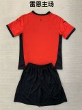24/25 Stade Rennais Home Kids Kits 1:1 Quality Soccer Jersey