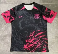 24/25 Barcelona  Black Pink Dragon Special Edition Fans 1:1 Quality Soccer Jersey