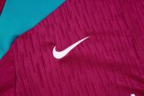 24/25 Barcelona Training Tracksuit Red 1:1 Quality Soccer Jersey