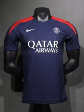 24/25 PSG Paris Blue Training Clothes Player 1:1 Quality Soccer Jersey